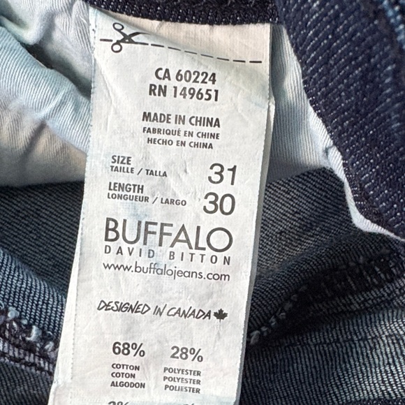 Men's Buffalo David Bitton Jeans 31x30 - Picture 5 of 7
